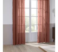 Rideau Voilage 100% Lin Bourdon Noir