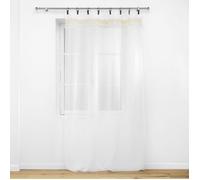 Rideau Voilage à Anneaux Anissa 140x240cm Blanc