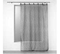 Rideau Voilage à Anneaux ""Linka"" 140x240cm Anthracite