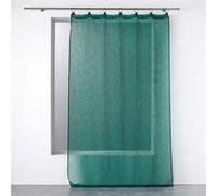 Rideau Voilage à Anneaux "Linka" 140x240cm Emeraude