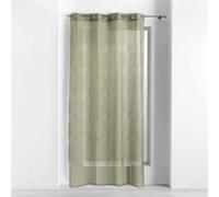 Rideau Voilage à Œillets "Ajourela" 140x240cm Kaki Kaki G