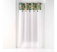 Voilages Douceur d intérieur POMPON Blanc 140x240 cm