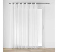 Douceur d'Intérieur, Voilage à Œillets (240 x 240 cm) Carlin Naturel, Voile Tissé