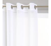Atmosphera Voilage Etamine blanc 140 x 240 cm