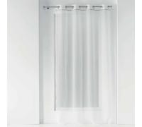 Rideau Voilage à Œillets "Etincelle" 140x240cm Blanc