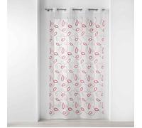 Rideau Voilage à Œillets ""Hoops"" 140x240cm Rouge