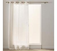 Rideau Voilage à Œillets "Kalia" 137x280cm Naturel Beige G