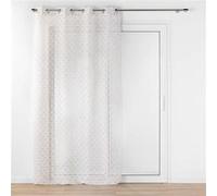 Douceur d'Intérieur – Rideau voilage à œillets Lorea 140 x 240 cm Naturel Beige