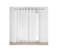 Rideau Voilage à Œillets "Carlin" 240x240cm Naturel Blanc G