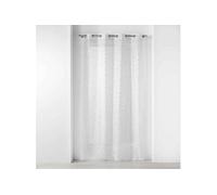 Douceur d'Intérieur – Voilage à œillets Floressia – Voile sablé imprimé métallisé 140 x 240 cm