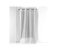Douceur d'Intérieur, Voilage à Oeillets (140 x 240 cm) Goutteline Blanc, Voile Sablé Appliqué