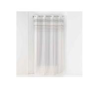 Rideau Voilage à Oillets "Zola" 140x240cm Blanc