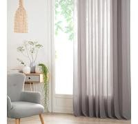 Atmosphera Créateur d'intérieur - Rideau Voilage "Ana" 140x240cm Gris Gris, Gris G