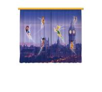 Rideau voilage - Disney Fairies - La Fèe Clochette - Blanc - 140x240 cm - Œillets