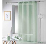 Rideau Voilage Étamine ""Telma"" 140x240cm Sauge