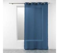 Rideau Voilage Étamine "Telma" 140x280cm Bleu Marine bleu G