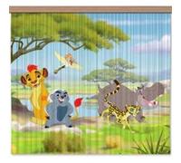 Rideau voilage La garde du Roi lion Disney 180X160 CM Multicolore G