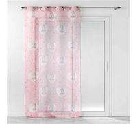 Paris Prix Rideau voilage Petite Étoile 140 x 240 cm Rose