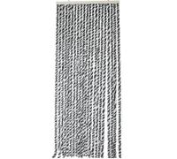 Rideau - WERKA PRO - Chenille - 90 x 220 cm - Anti-UV - Couleurs Noir, Gris, Blanc