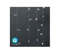 NEDIS Rideau wi-fi intelligent 200 led's blanc chaud à froid 3m android / ios Blanc chaud G