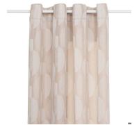 Atmosphera Créateur d'intérieur - Rideau Jacquard à Œillets "Wimbi" 140x260cm Beige Lin Beige G