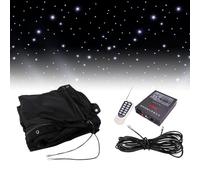 Rideaux à LED pour toile de fond de scène, drapé pliable avec contrôleur pour mariage, fête de Noël, spectacle de club - 3 x 4 m