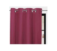 Rideaux à oillets Bohème framboise 135x250 cm