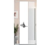 Rideaux Box Surface ROSENKALLA Rideau Aspect Soie Sauvage et Voile Panneau, Polyester, Osmanli, 245 x 45 cm, de 2 unités