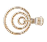 Rideaux Chic 5432140 - Terminal Forge beignet Ø20 Ivoire/or