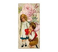 Rideaux Cuisine 6 x 3 pi Décorations Happy Valentine's Day Couverture de porte de la Saint-Valentin Grande bannière suspendue en forme cœur rouge pour décoration fête sur le thème la Rideaux Cuisine