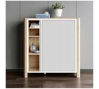 Rideaux de Cuisine Courts Pliables en nid d'abeille, sans perçage, pour Placard Ouvert, imperméables et Anti-poussière, Rideaux coulissants pour Armoire, Rideau sous évier pour étagère/burea