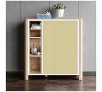 Rideaux de Cuisine Courts Pliables en nid d'abeille, sans perçage, pour Placard Ouvert, imperméables et Anti-poussière, Rideaux coulissants pour Armoire, Rideau sous évier pour étagère/burea