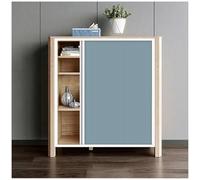 Rideaux de Cuisine Courts Pliables en nid d'abeille, sans perçage, pour Placard Ouvert, imperméables et Anti-poussière, Rideaux coulissants pour Armoire, Rideau sous évier pour étagère/burea