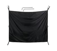 Rideaux De Douche pour Porte Arrière De Voiture,Pare-Soleil Camping-Car - Panneaux Intimité Véhicule - pour Plage Camping Road Trip Événements Extérieurs Cocktails et Pêche