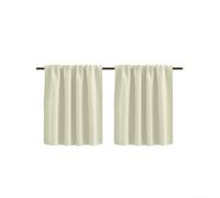 Rideaux de fenêtre occultants pour petites ouvertures, y compris les espaces d'appoint de cuisine, de salon et les zones utilitaires (32# beige)