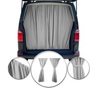 Rideaux de hayon Rideaux pare-soleil pour Peugeot Rifter Gris 2pcs
