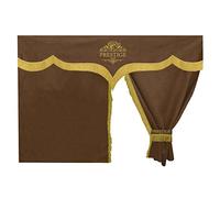 Rideaux DE LIT PRESTIGE LINE TIR/Camion (Mercedes, Man, DAF, Scania, IVECO, Volvo, Renault, Ford) (Brun)