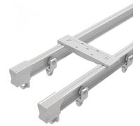 Rideaux de plafond en aluminium double couche réduisant le bruit avec séparateurs perforés - Idéal pour l'insonorisation et les solutions de décoration d'intérieur élégantes