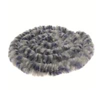 Rideaux de porte chenille : Tricolore Bleu / Gris / Blanc 56 x 185 cm