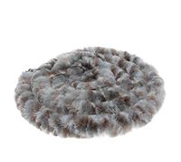 Rideaux de Porte Chenilles tricolores Marron/Blanc/Gris