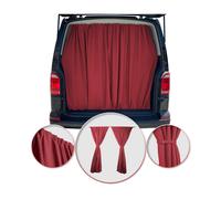 Rideaux De Porte Hayon Pour Opel Movano H2 Protection Solaire Rouge
