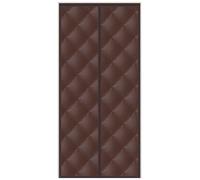 Rideaux De Porte Isolants Thermiques MagnéTiques D Rideau de porte magnétique coupe-vent en tissu Oxford thermique épais, couverture d'hiver isolante for portes chaudes(100x210cm Coffee)