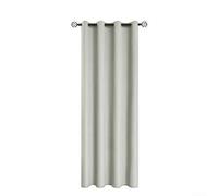 Rideaux de porte occultants à économie d'énergie en tissu épais thermique pour chambres, salons et cinéma maison (beige)