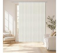 Rideaux de Porte occultants magnétiques en accordéon personnalisés pour cloisons de séparation, Chambres, salles de Bains, Salons-White- W180xH240cm