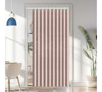 Rideaux de porte occultants magnétiques pour séparateurs de pièce, chambres, salles de bains et studios - 70 x 180 cm - Pliable - Isolation - Économie d'énergie