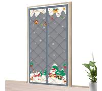 Rideaux de porte thermo-isolants | Barrière épaissie coupe-vent - Rideaux qui retiennent les courants d'air et le froid à l'extérieur - Pour protéger les pièces sur les ouvertures de porte pour
