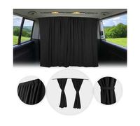Rideaux De Séparation de Cabine pour Mercedes Vito Viano W639 W447 L2 Noir