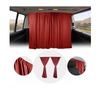 Rideaux De Séparation De Cabine pour Nissan NV200 H3 Protection Solaire Rouge