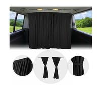 Rideaux De Séparation de Cabine pour VW Transporter T3 T4 L1 L2 Noir Tissu