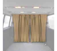 Rideaux De Séparation de Cabine Universel pour Voiture H2 Beige Tissu